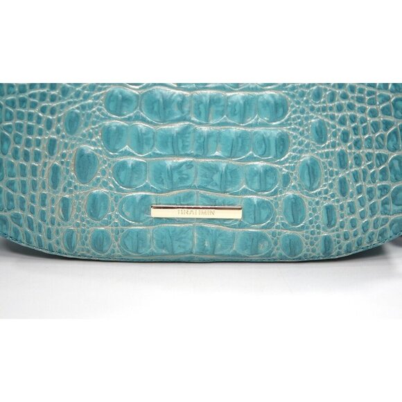 Brahmin Mermaid Turquoise Melbourne Leather Shayna Crossbody Bag NWT - Picture 2 of 8
